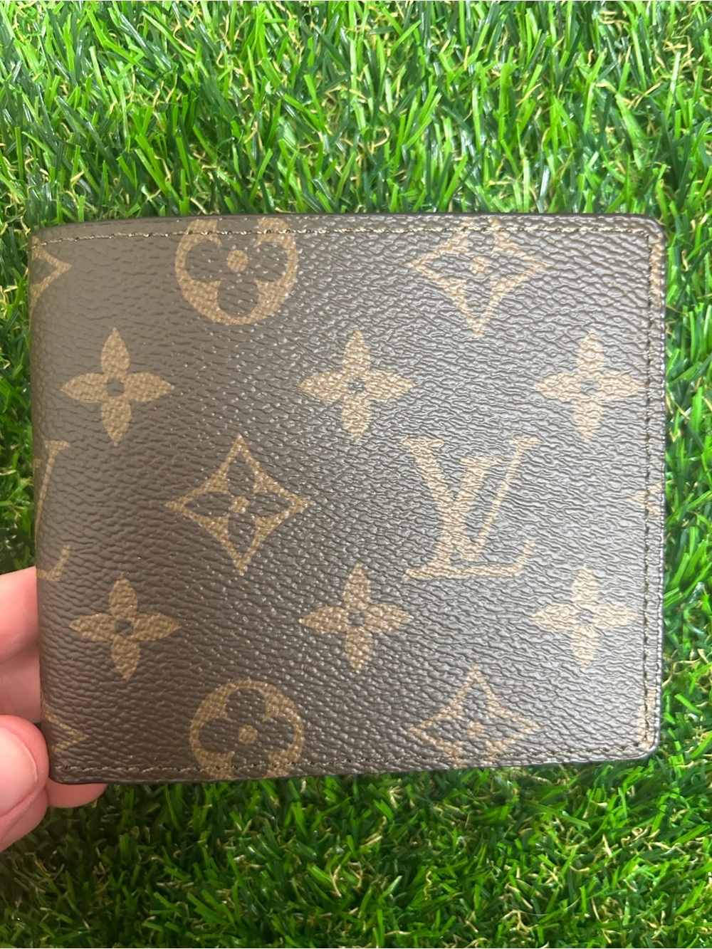 Louis Vuitton Monogram Canvas Wallet in Brown and Tan